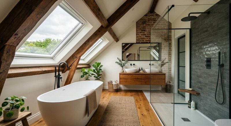 Attic Bathroom Remodeling in Denver, NC