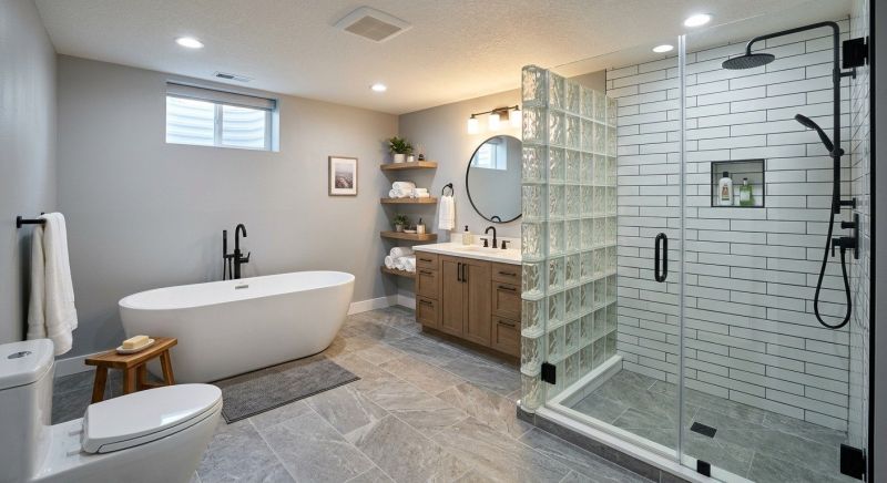 Basement Bathroom Remodeling in Denver, NC
