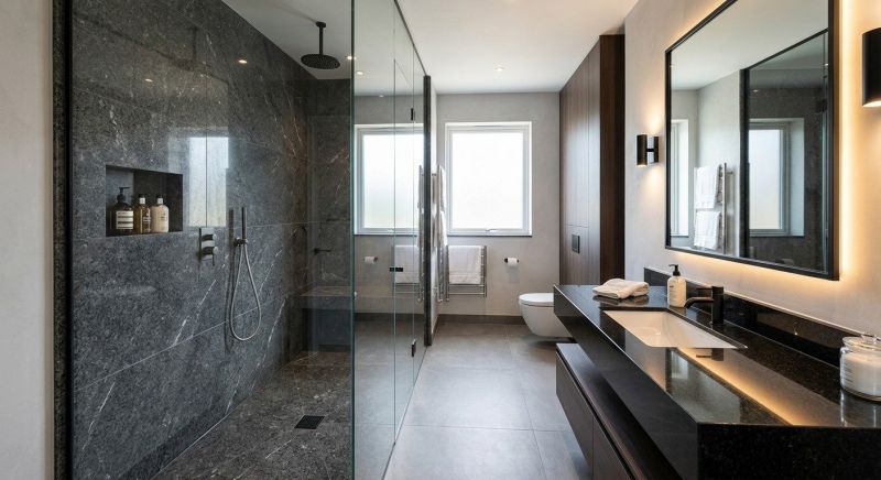 Granite Shower Installation in Denver, NC